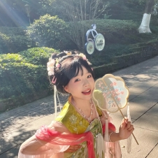 万州西山公园和汉服太搭了！