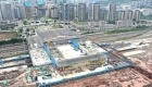 今天（7月2日），渝万高铁万州北站扩建工程站房主体完工。