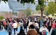 万州望江公园单日客流量超10万人次！