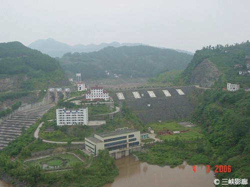 鱼背山水电站全景