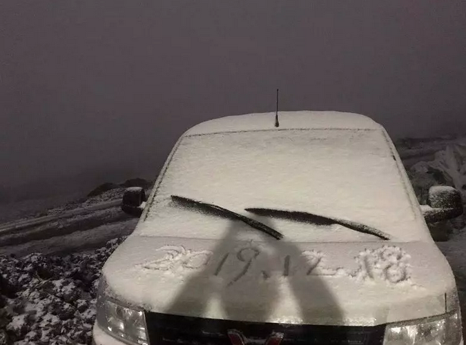 万州下雪啦！