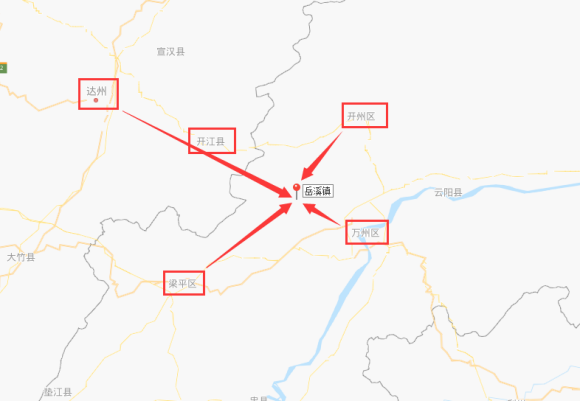 重庆、万州、达州、开州：多地官方媒体发布、两条高速途经岳溪镇-1.jpg