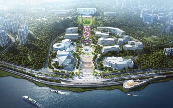 万州江南新区三生云廊工程景观方案