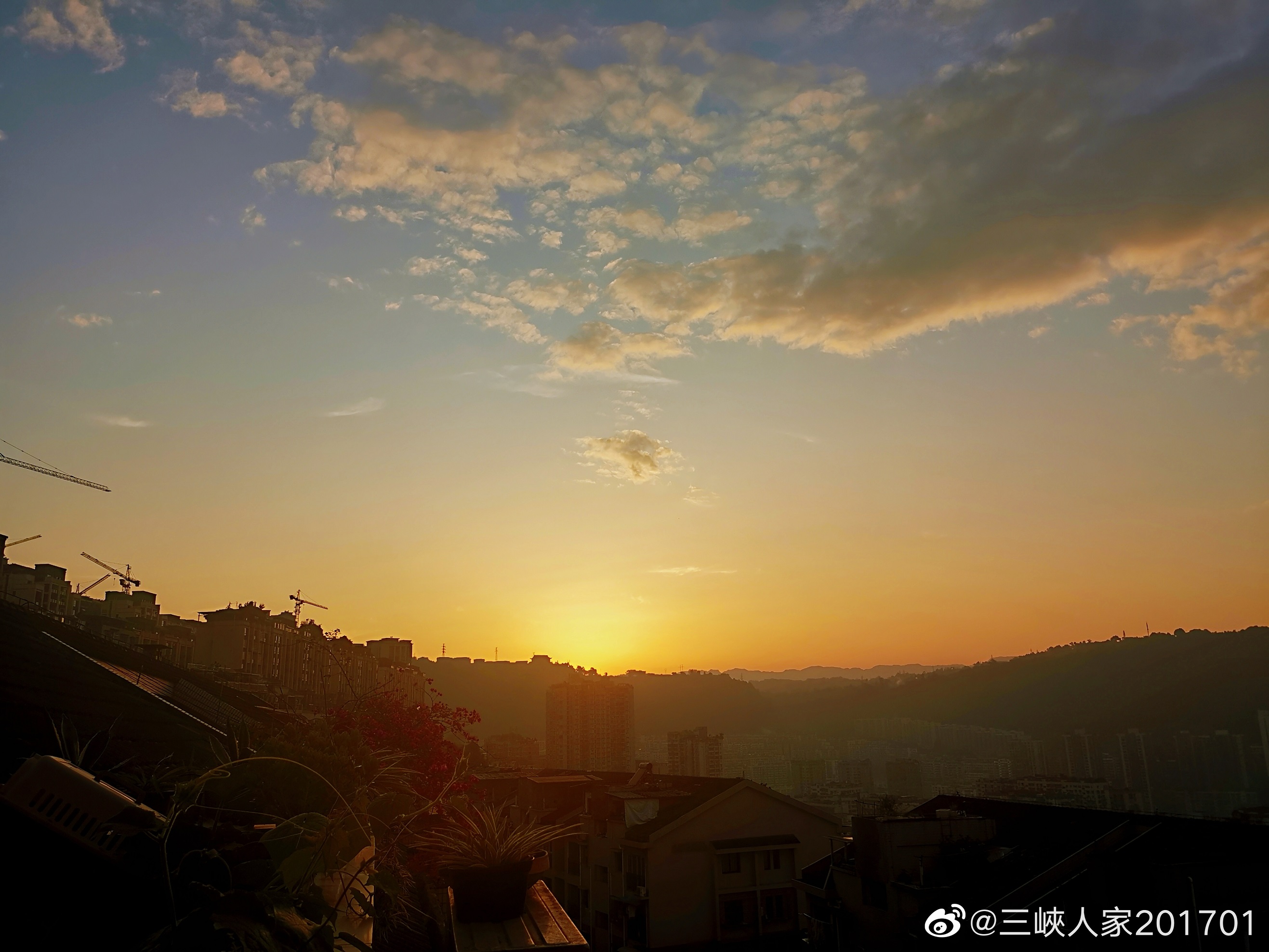 万州今天夕阳红