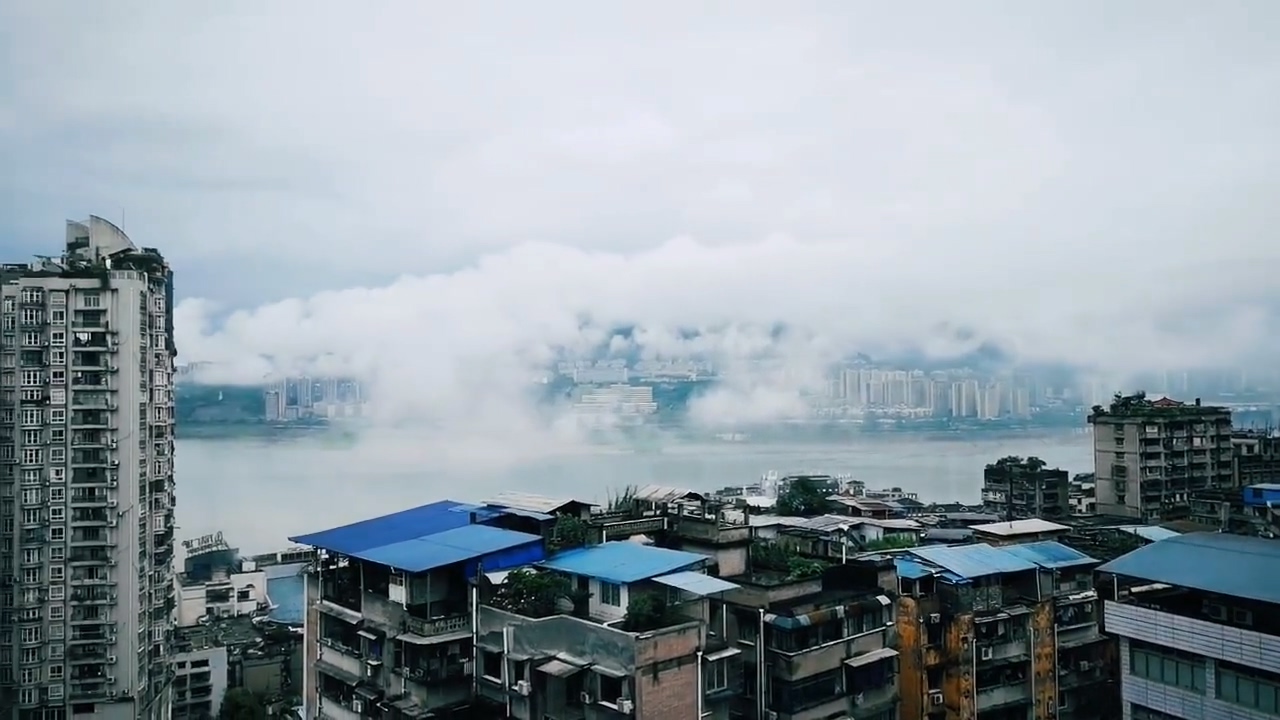 雨后的万州宛如仙境