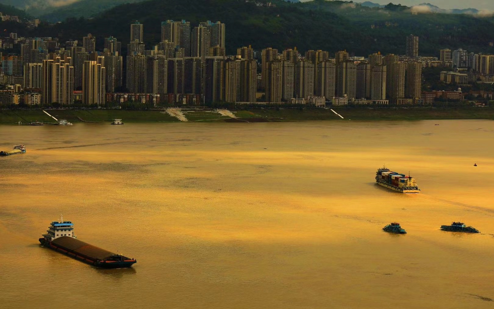 万州江景，美如画！